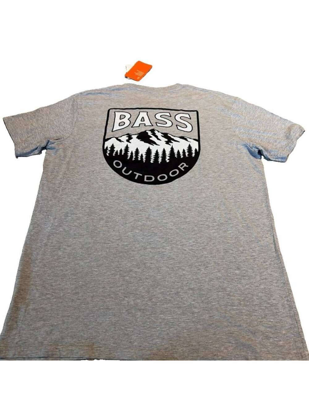 Bass Outdoor Men's Performance Graphic Crewneck T-Shirt Size XL Short Sleeve NEW